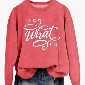 Coral Graphic Sweatshirt